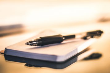 Notebook and Pen